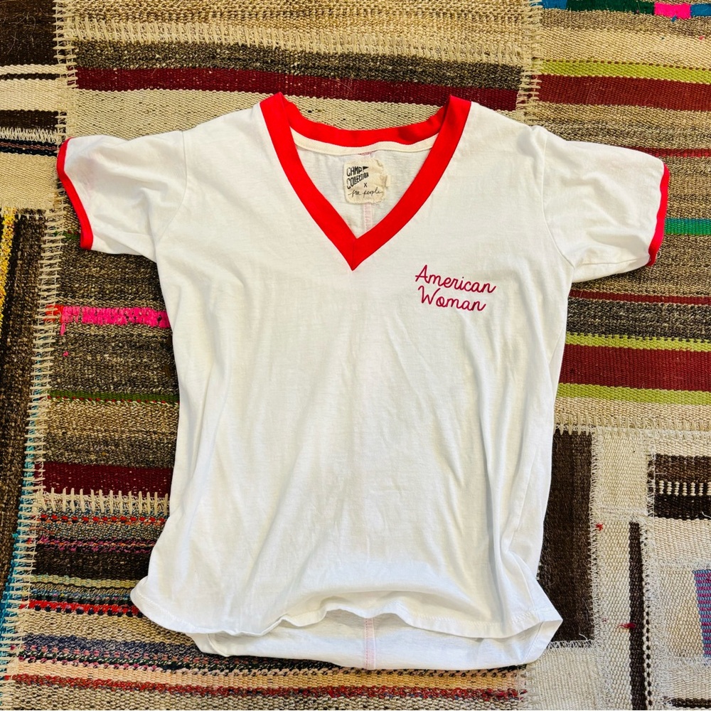 Free People - Camp Collection - American Woman Joey Tee